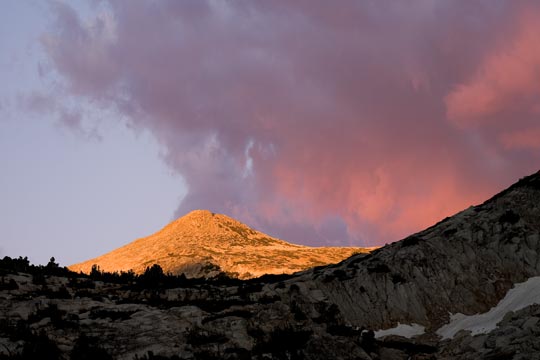 Sunset at Vogelsang