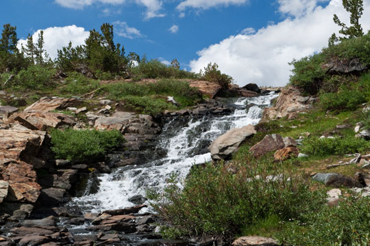 Cascade above Helen Lake